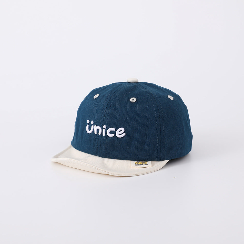 Hat Thin Peaked Korean Letter Boys Kids' Headwear