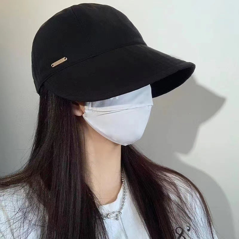 Women's Bucket Hat Big Head Circumference Uv Protection Hats & Caps