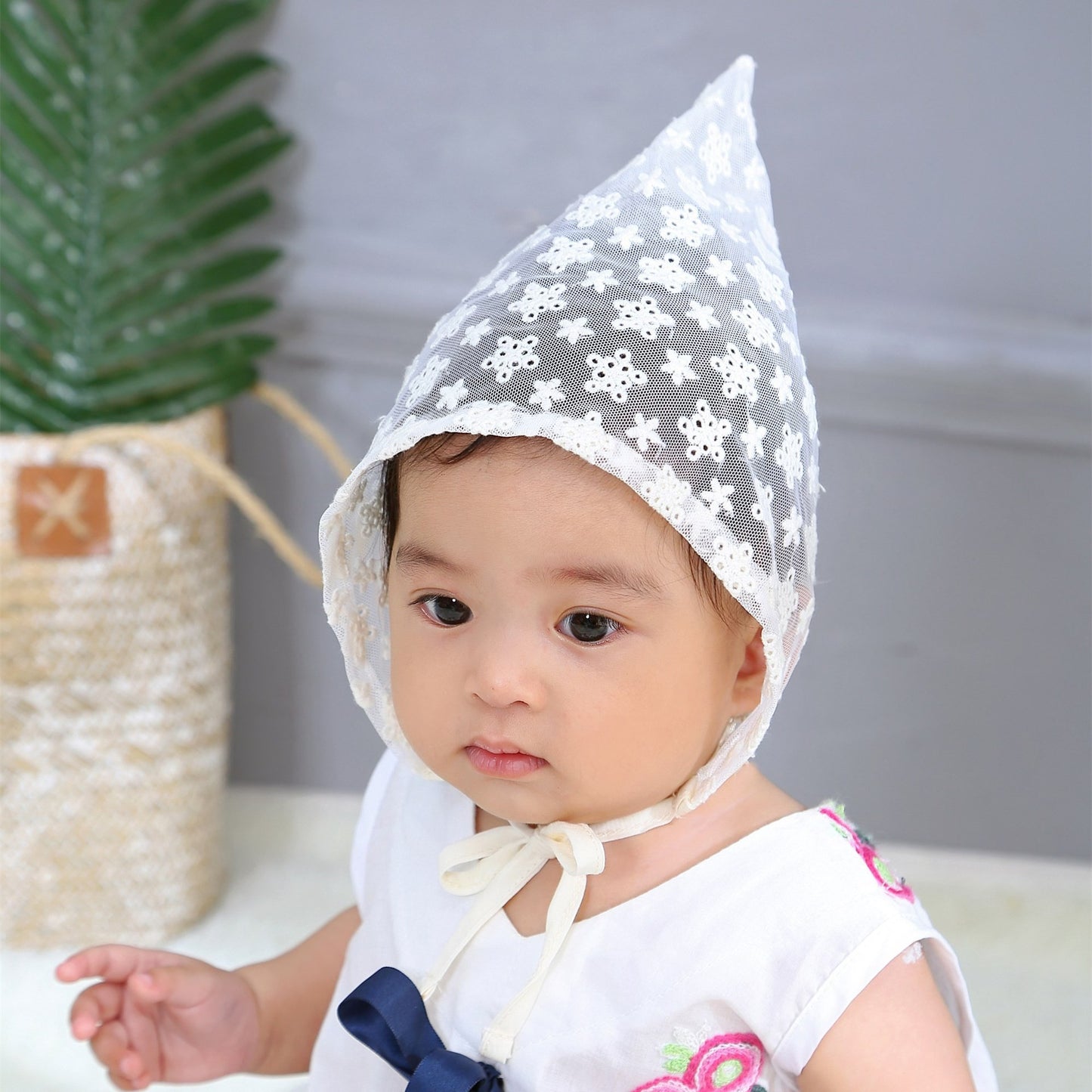 Thin Small Butterfly Lace Royal Hat Knit Cute Kids' Headwear