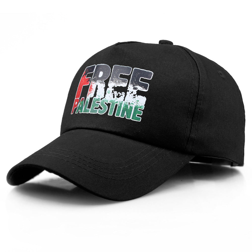 Casual Flag Palestinian Baseball Hat Print Hats & Caps