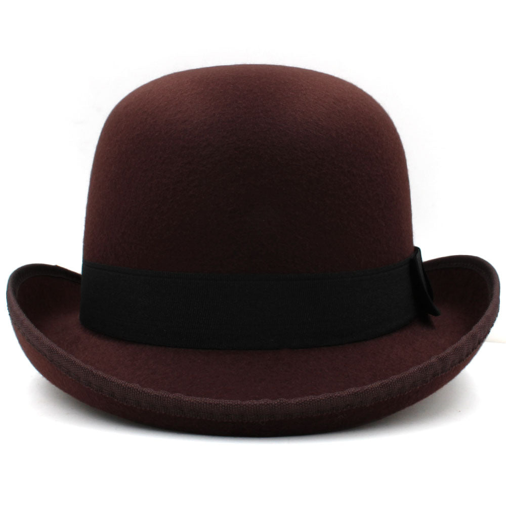 Women's & Men's Brim Woolen British Hip Hop Fedora Hats & Caps