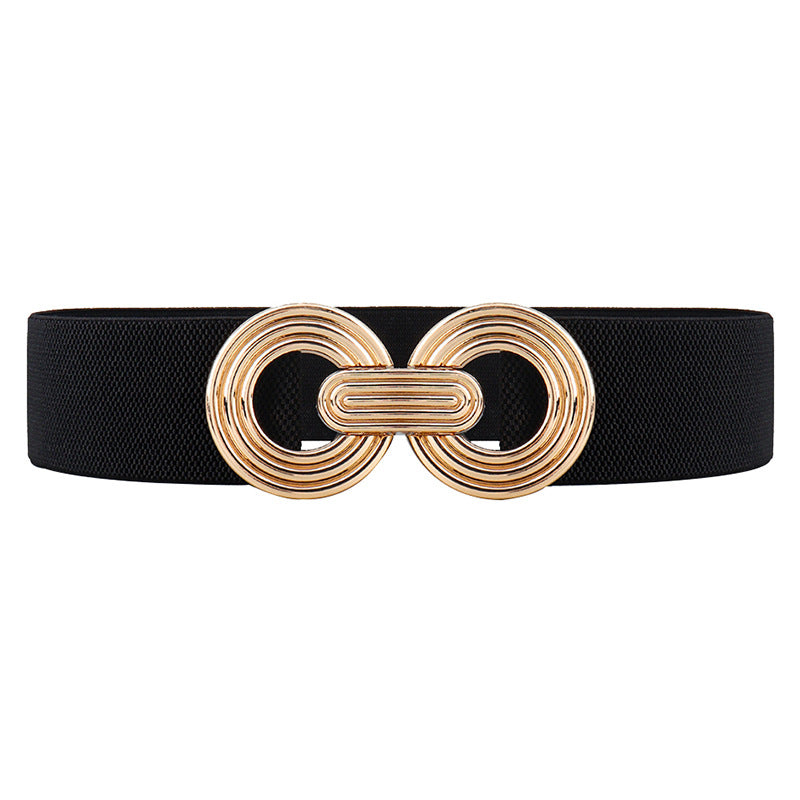 Women's Geometric Metal Buckle Trend Waist Seal Belts