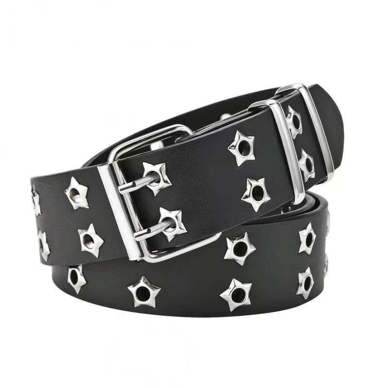 Women's Korean Trend Air Hole Pin Buckle Belts