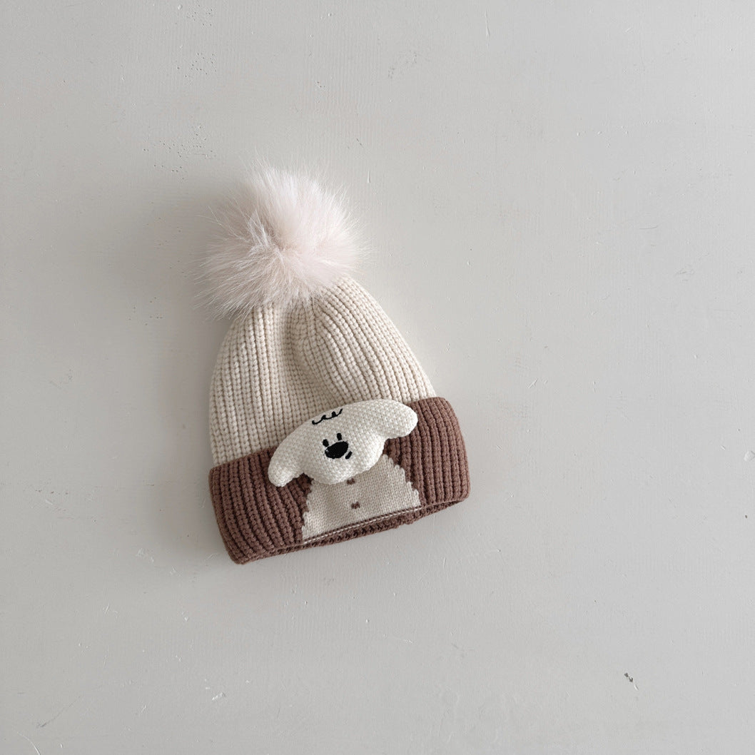 Hat Winter Cute Fashion Cartoon Boy Kids' Headwear