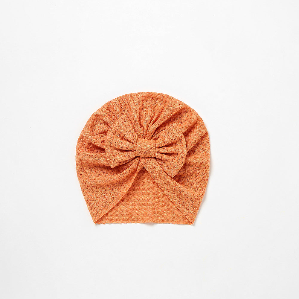 Hat Infant Indian Beanie Bowknot Care Kids' Headwear