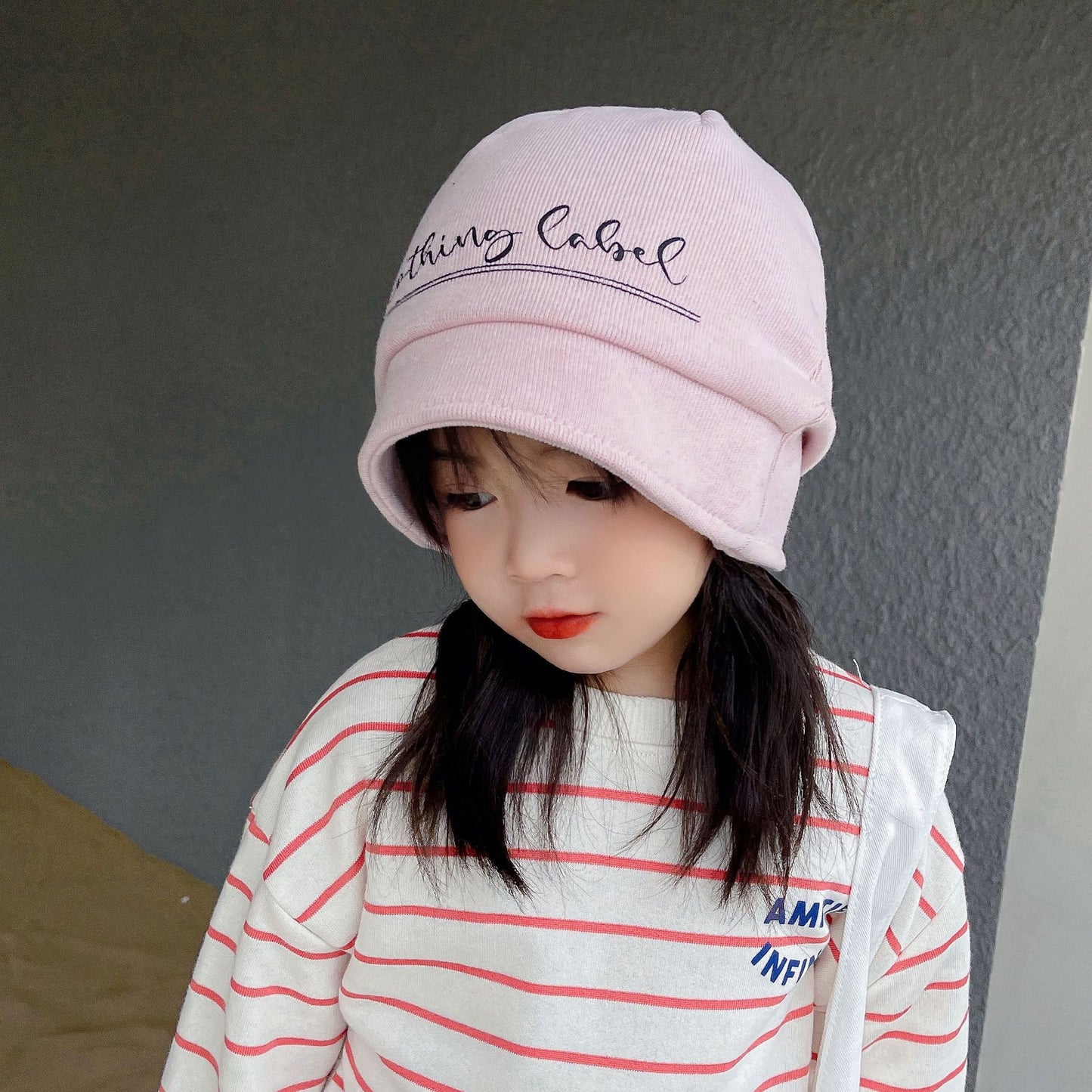 Women's & Men's Fashion Sleeve Cotton Knitted Earflaps Pile Kids' Headwear