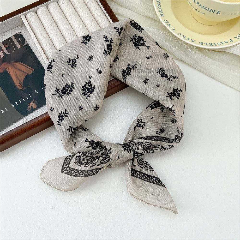 Women's Towel Fresh Breathable Soft Literary Decoration Scarfs