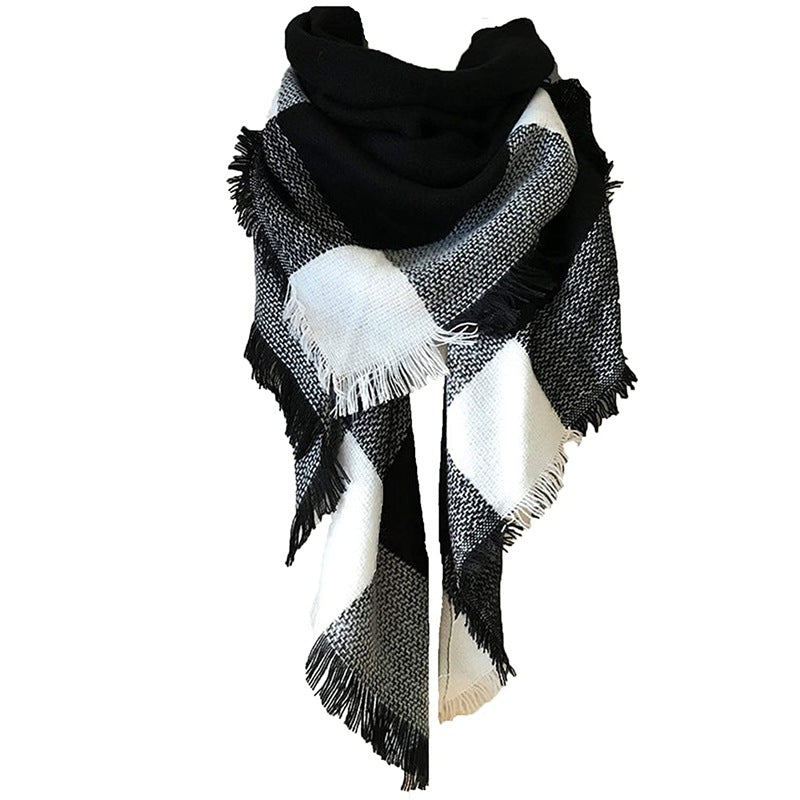 Women's Winter Cashmere Triangular Binder Neck Warmer Scarfs