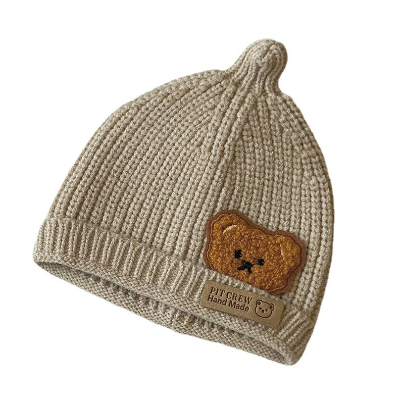 South Hat Korean Cute Bear Knitted Kids' Headwear