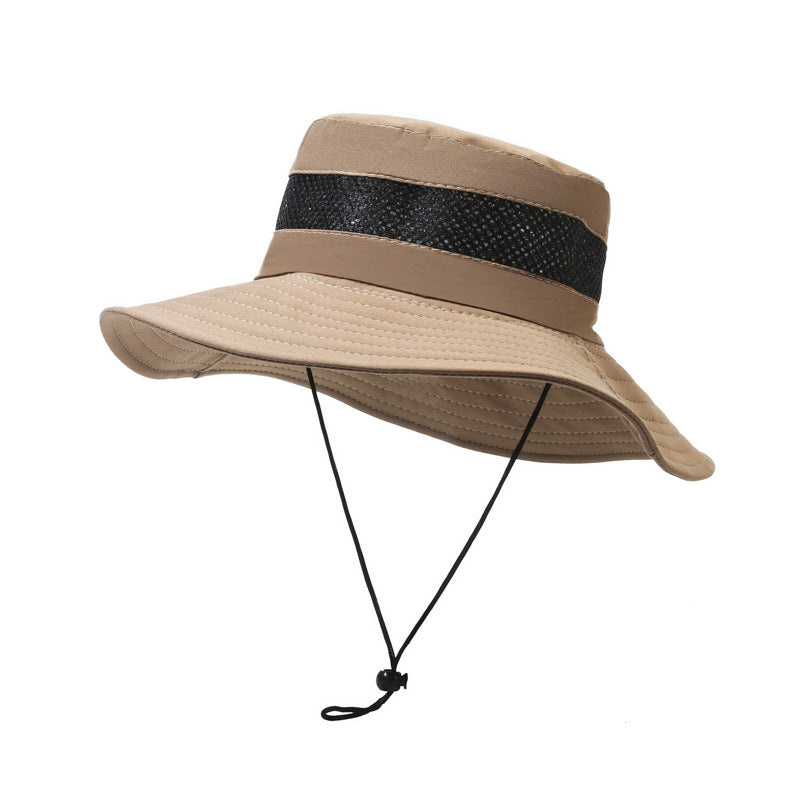 Men's Hat Summer Sun Monochrome Protection Outdoor Hats & Caps