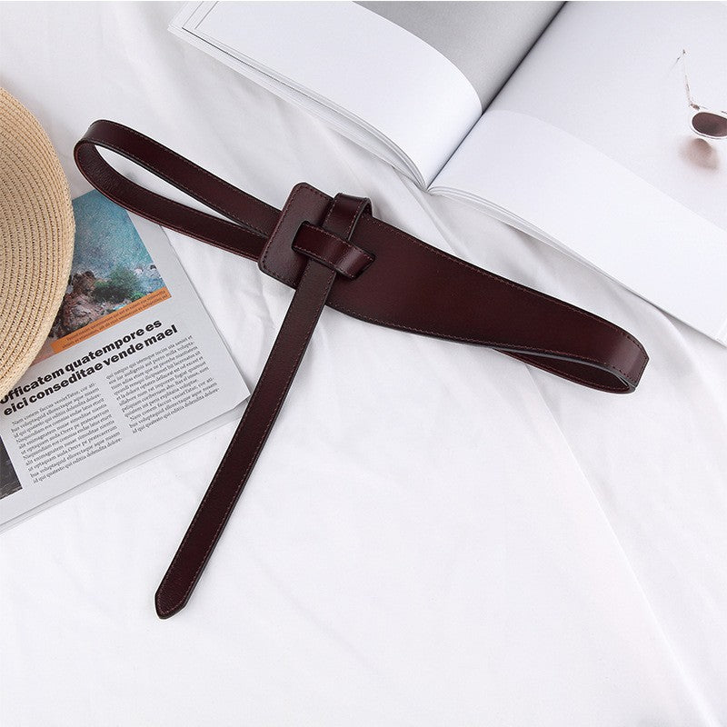 Women's Genuine Leather Trendy Versatile Cowhide Waist Belts