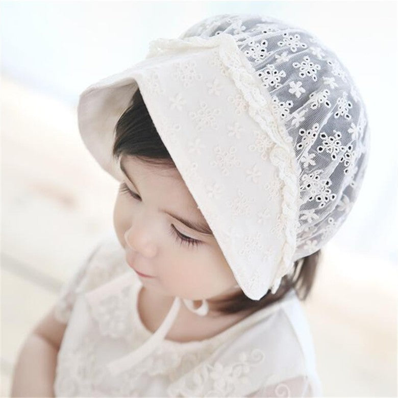 Thin Small Butterfly Lace Royal Hat Knit Cute Kids' Headwear