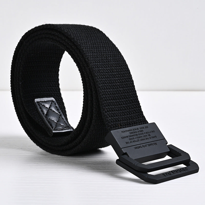 Women's & Men's Casual Rubber Effect Paint Pants Alloy Belts