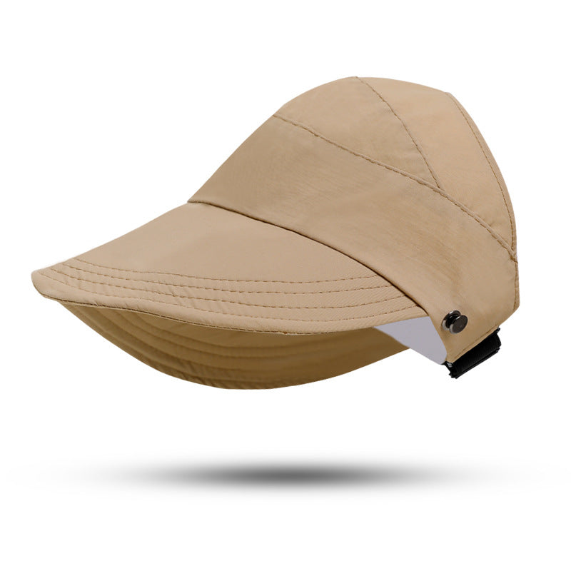 Women's Sun Protection Hat Big Head Circumference Hats & Caps