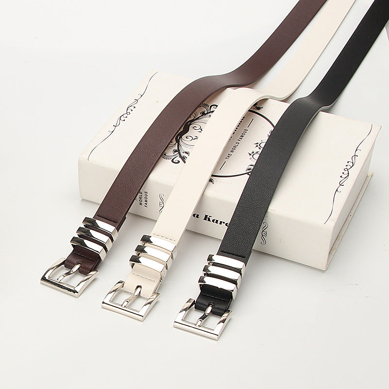 Women's Clothing Matching Simple Female Korean Dress Belts