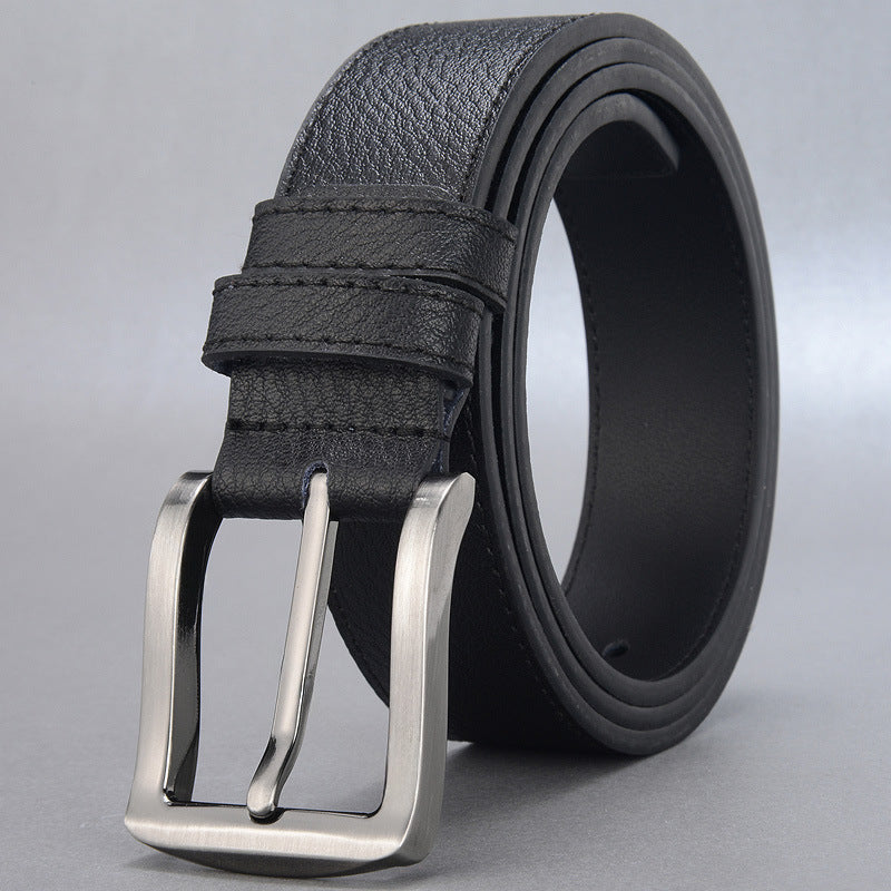 Men's High Quality Good Leather Korean Style Green Belts