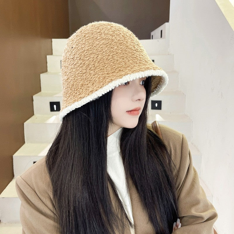 Women's Lady Korean Warm Small Wool Knitted Hats & Caps