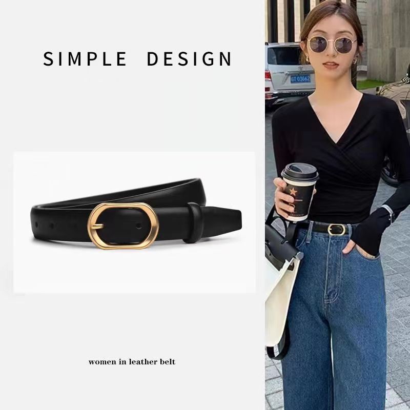 Women's Jeans Design Sense Niche Fine Fashion Belts