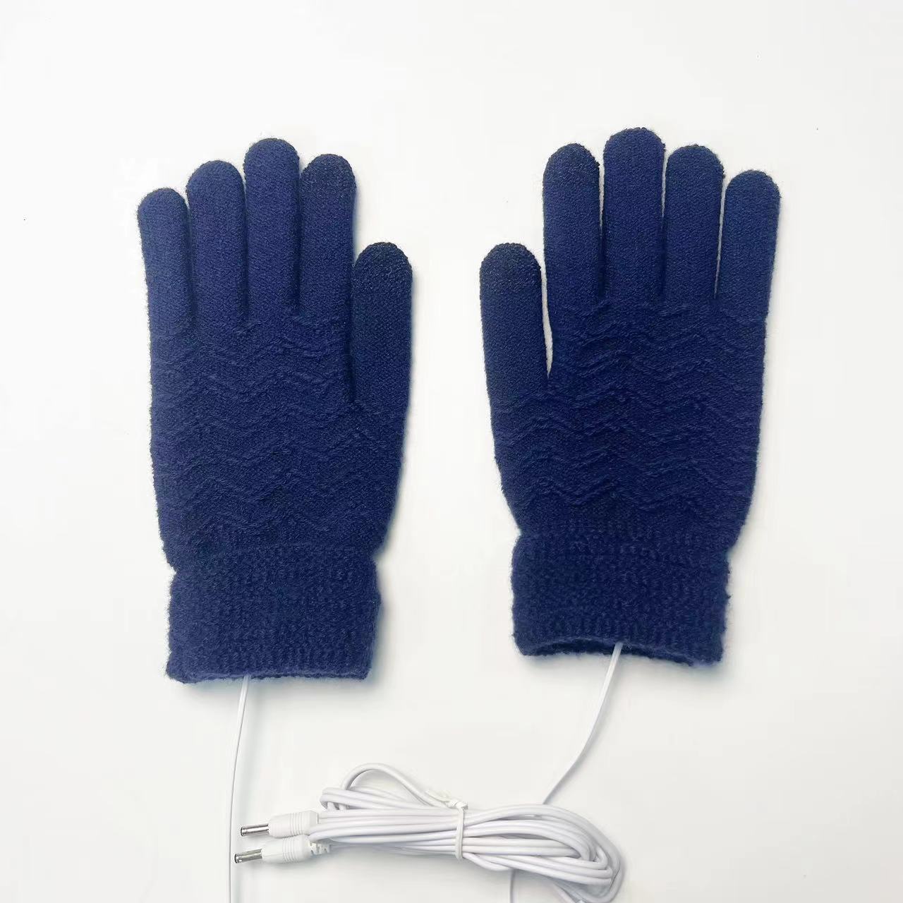 Women's Knitted Touch Screen Electrically Heated Power Gloves