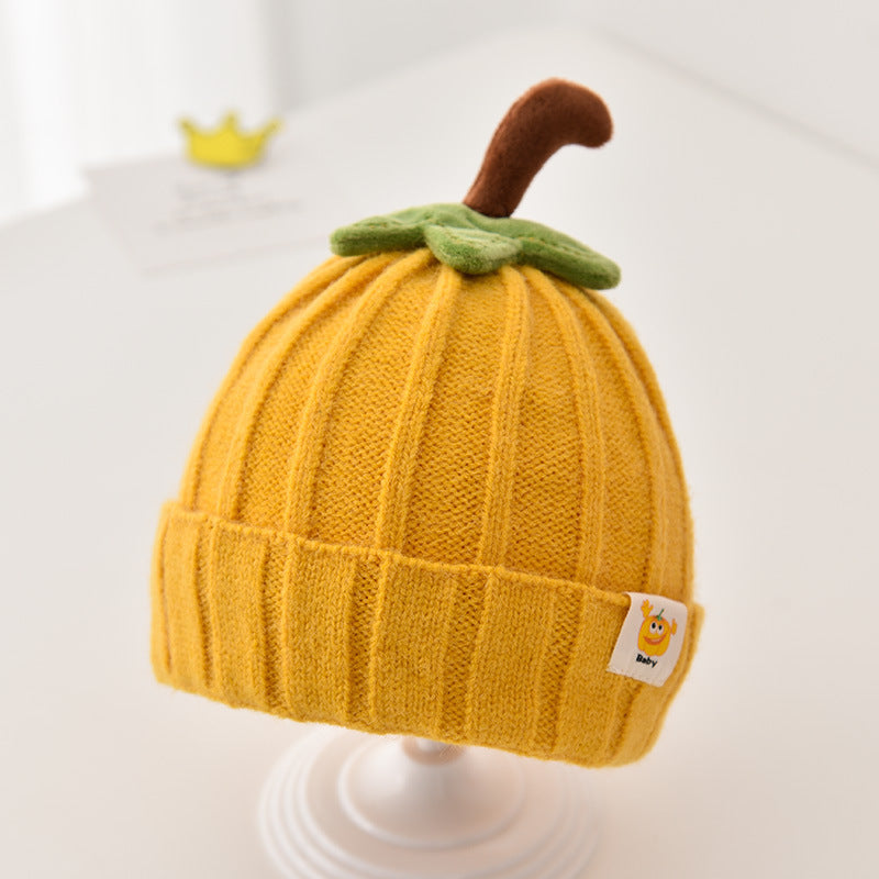 Keep Warm Woolen Boys Pumpkin Winter Boy Kids' Headwear