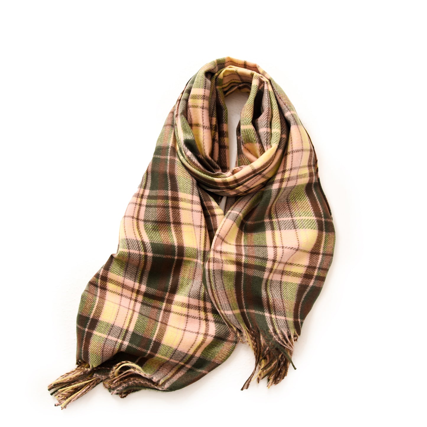 Women's Winter Plaid Artificial Cashmere Shawl Street Scarfs