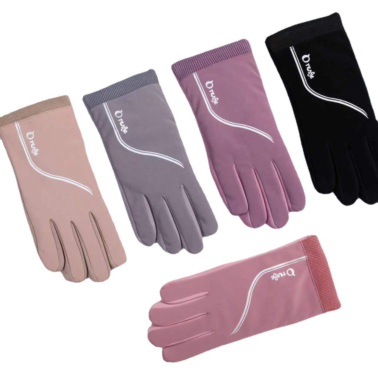 Women's Skin Feeling Simple Outdoor Sports Cycling Driving Gloves