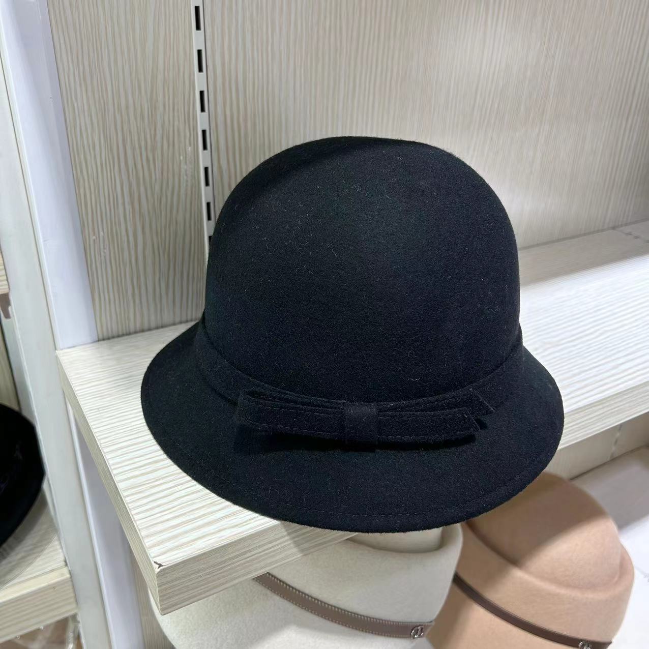 Women's Classic Style Woolen Shaping Bucket Hat Hats & Caps