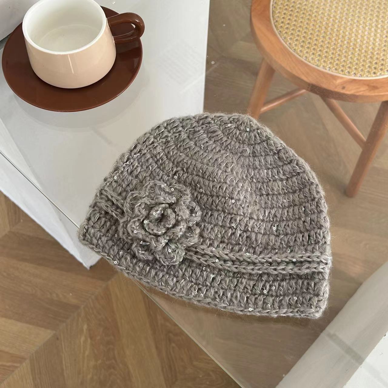 Women's Knitted Toque Casual Hat Earflaps Warm Show Hats & Caps