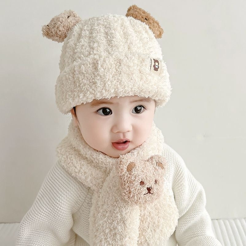 Hat One Two-piece Set Warm Earflaps Kids' Headwear