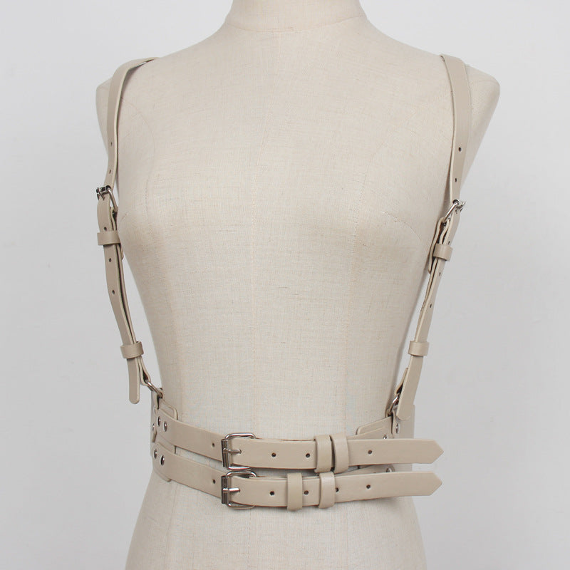 Women's Punk Style Strap Sling Vest Waist Belts