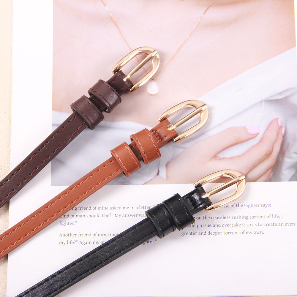 Women's Thin Style Decoration With Jeans Summer Belts