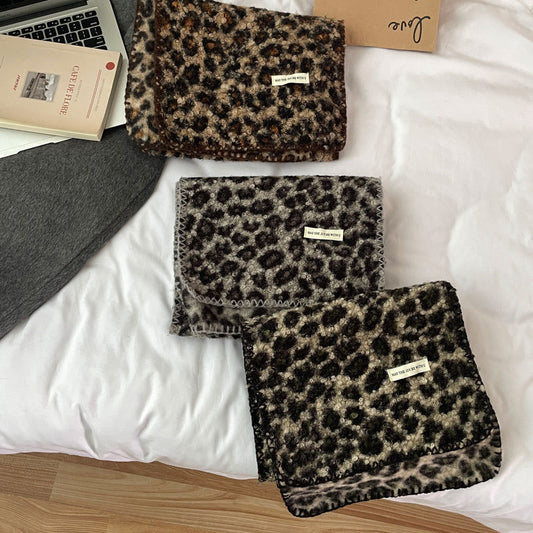 Kind Of Cycle Leopard Print Small Curls Female Fashionable Scarfs