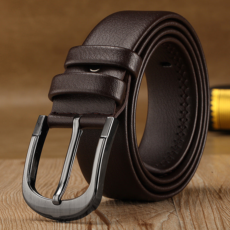 Men's Pin Buckle Korean Fashion Casual Pant Belts