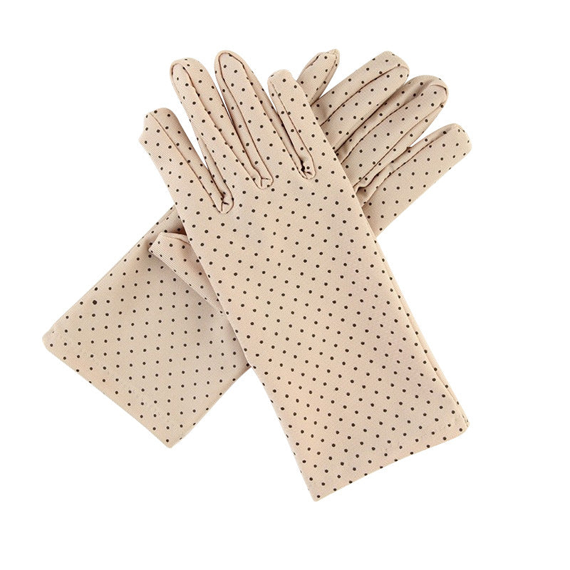 Women's High Elastic Sunscreen Spandex For Short Gloves