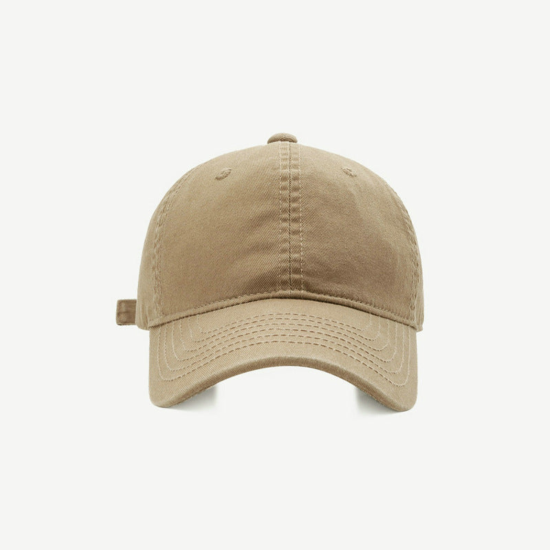 Solid Color Baseball Female Casual Soft Top Hats & Caps