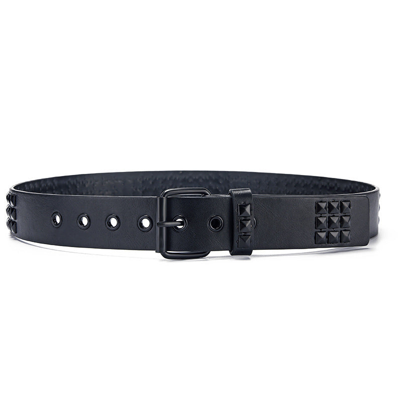 Women's & Men's Stainless Steel Rivet Three Breasted Hip Belts