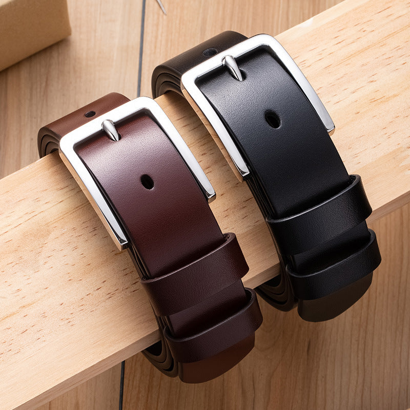 Source Fashion Casual Cowhide Single Layer Dye Belts