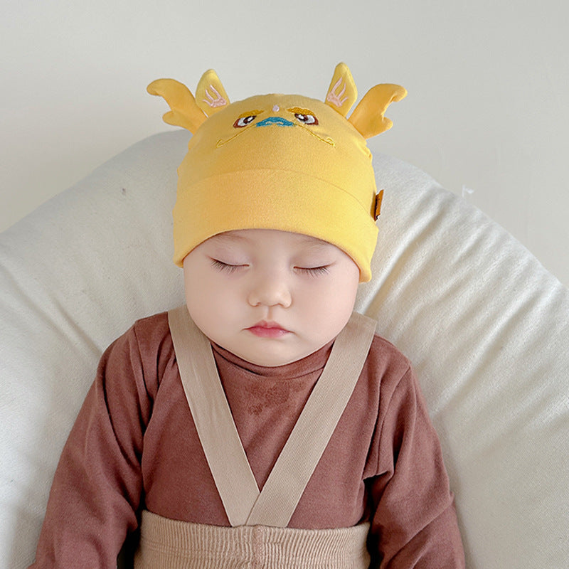 Hat Month Thin Dragon Beanie Born Kids' Headwear