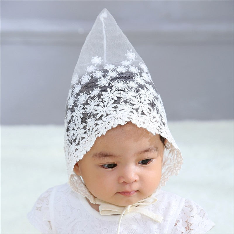 Thin Small Butterfly Lace Royal Hat Knit Cute Kids' Headwear