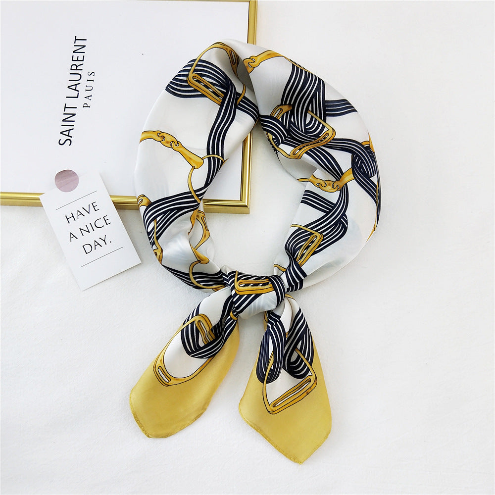 Women's Towel Silk Western Style Fashion Business Scarfs