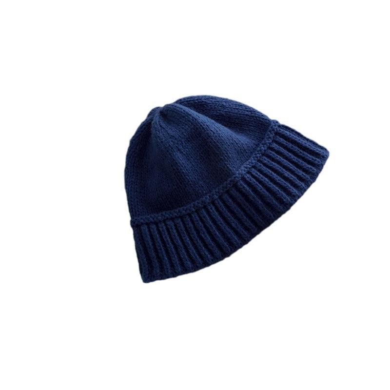 Women's Woolen Bucket Hat Korean Small Thermal Hats & Caps