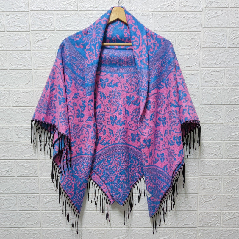 Women's Style Large Kerchief Shawl Warm Travel Scarfs