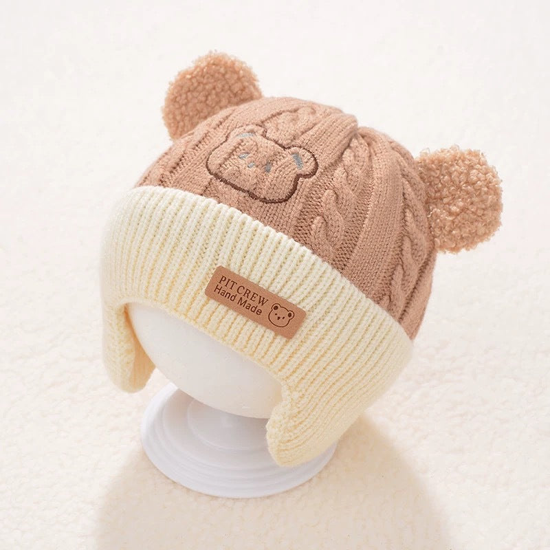 Earmuffs Cute Boy Knitted Infant Warm Kids' Headwear