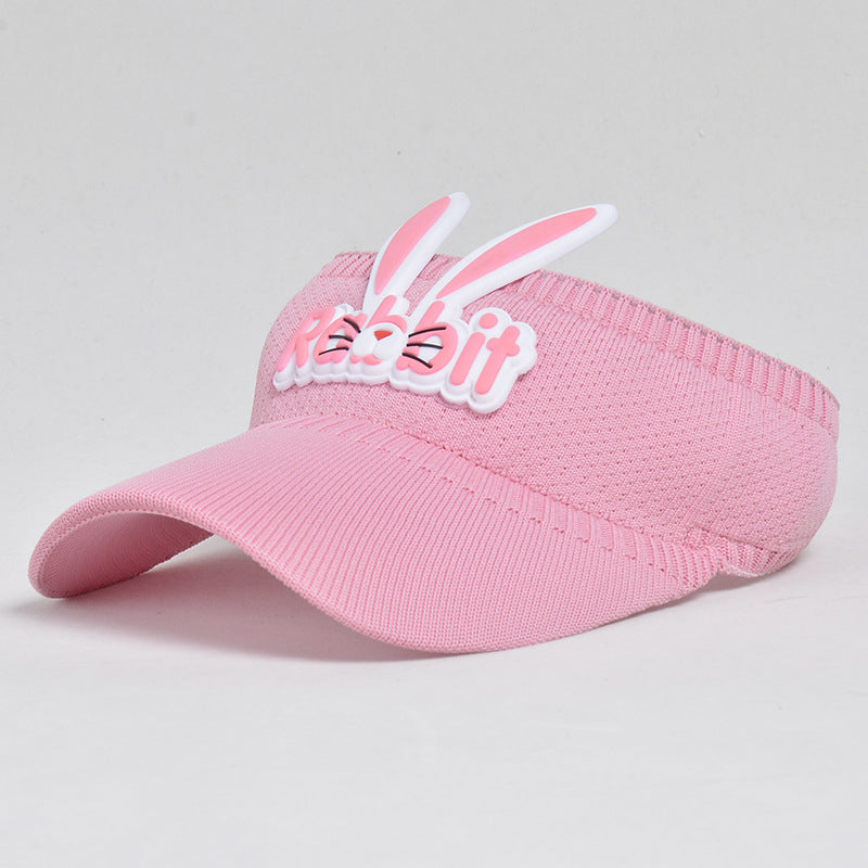 Children's Summer Hat Cartoon Rabbit Topless Male Female Sun Kids' Headwear