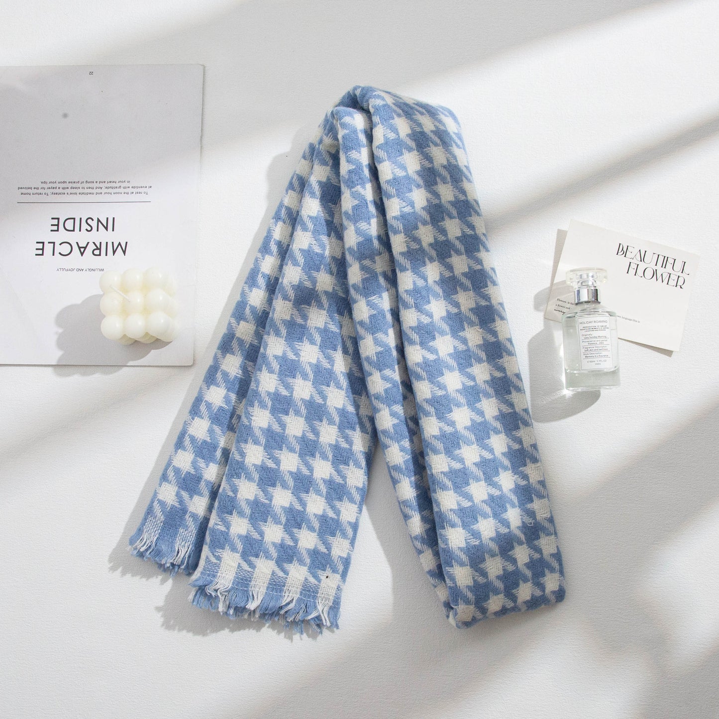 Women's High-grade Plaid Shawl Autumn Versatile Fashion Scarfs