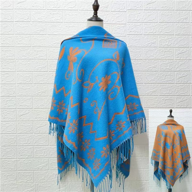 Women's Style Large Kerchief Shawl Warm Travel Scarfs