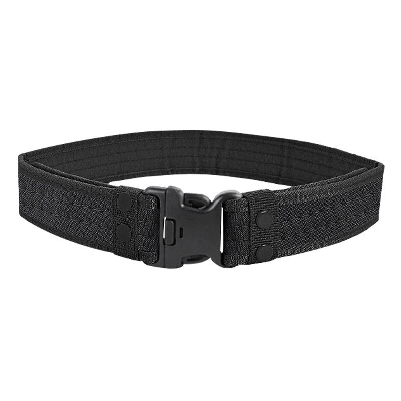 Men's Plastic Buckle Camouflage Nylon Foam Wide Military Belts