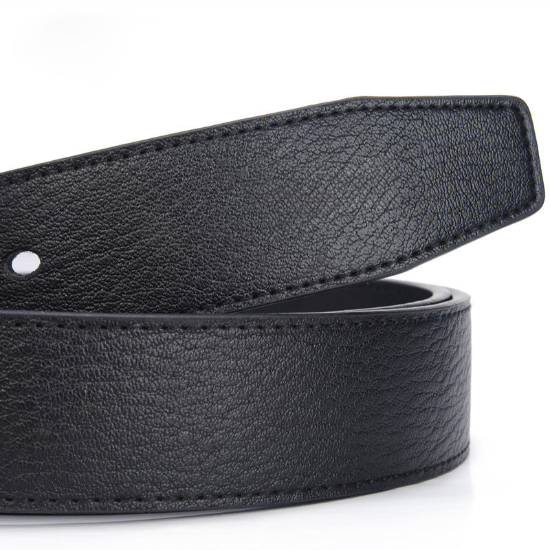 Men's High Quality Good Leather Korean Style Green Belts