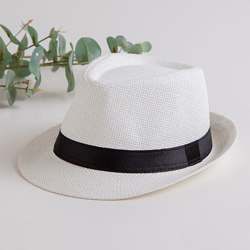 Women's & Men's Straw Hat Summer Sun British Style Hats & Caps