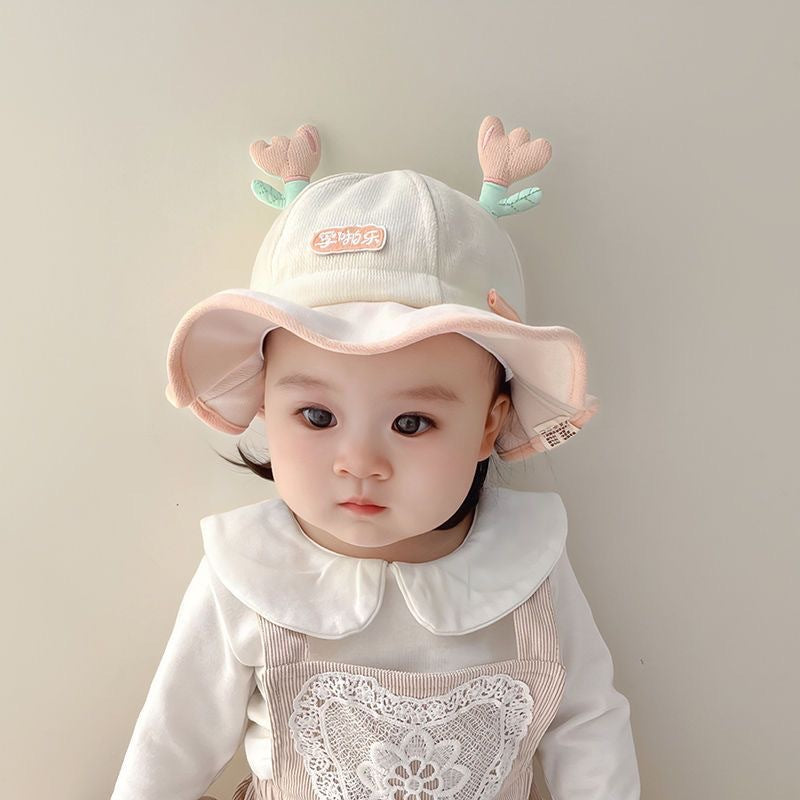 Hat Cute Drawstring Bucket Adjustable Fashion Kids' Headwear